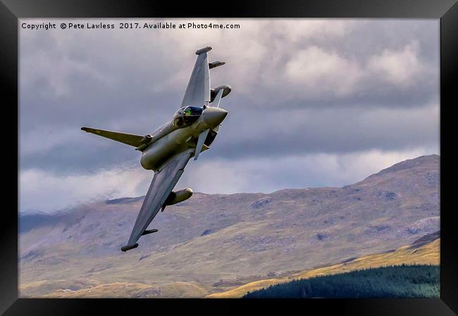  Typhoon FGR4 Framed Print by Pete Lawless