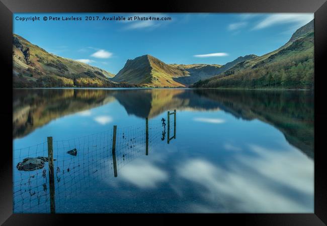 Buttermere Framed Print by Pete Lawless