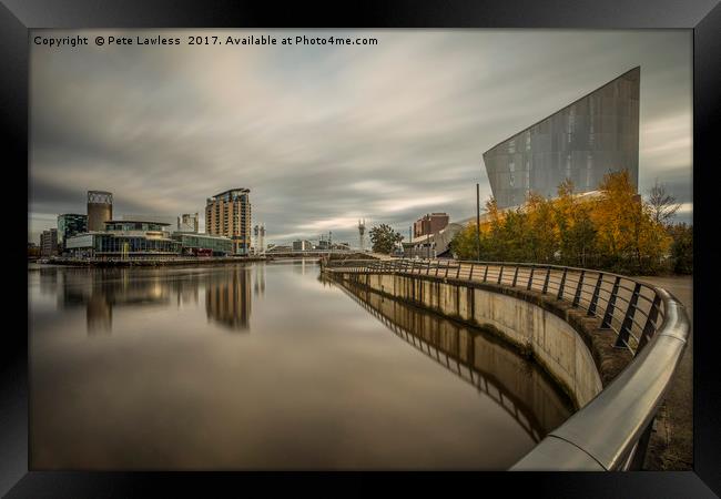 The Quays Framed Print by Pete Lawless