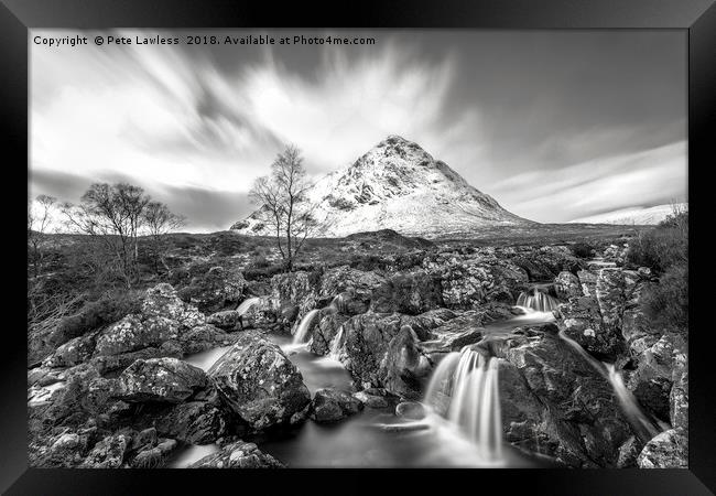 Buachaille Etive Mor Framed Print by Pete Lawless