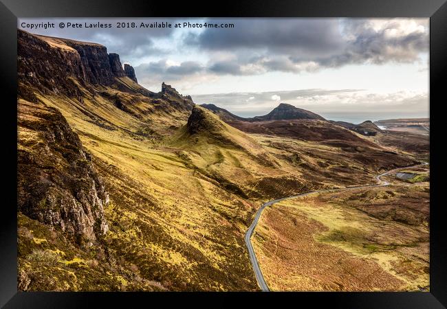 The Quiraing  Framed Print by Pete Lawless