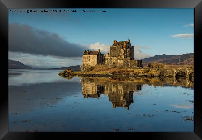 Eilean Donan Castle  Framed Print by Pete Lawless