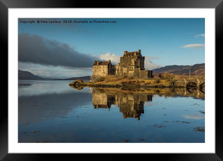 Eilean Donan Castle  Framed Mounted Print by Pete Lawless