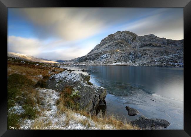 Tryfan Framed Print by Pete Lawless