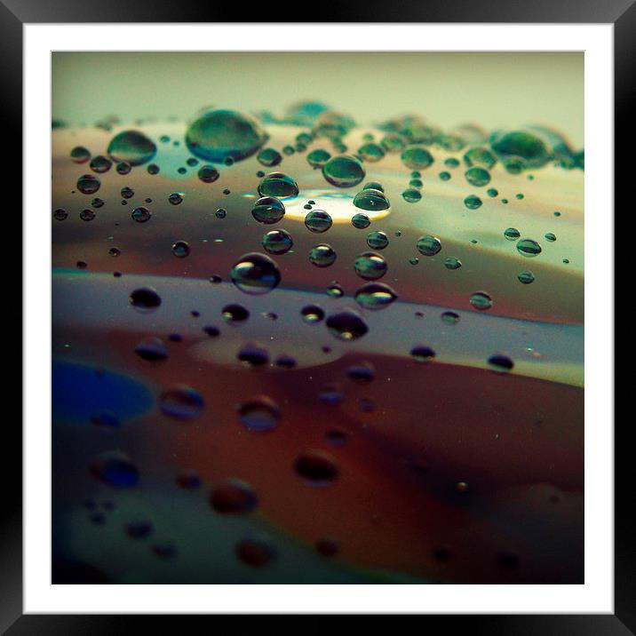  Water on Glass Framed Mounted Print by Iona Newton
