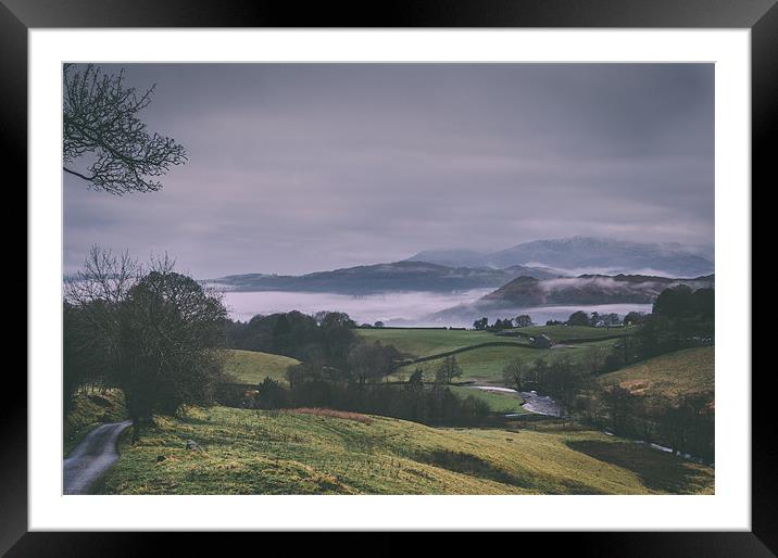 ambleside Framed Mounted Print by Dave Brownlee