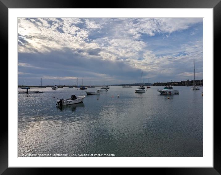 Alvor, Portugal Framed Mounted Print by Nadeesha Jayamanne