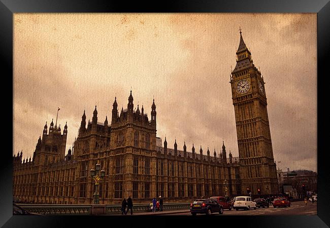 Big Ben, London Framed Print by Nadeesha Jayamanne