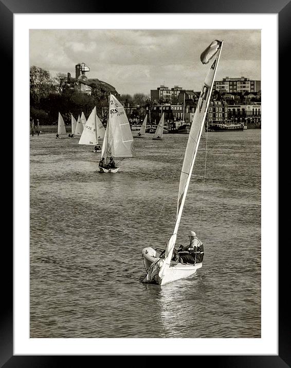 Sail away Framed Mounted Print by Jon Mills