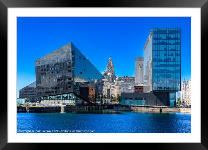 Liverpool Waterfront Framed Mounted Print by Colin Keown