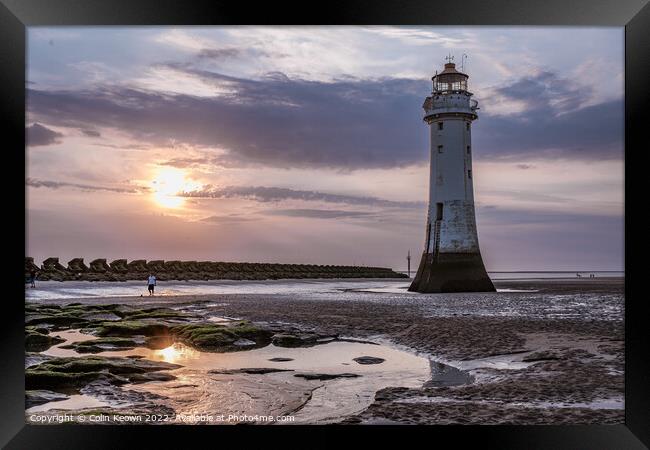 Perch Rock Lighthouse Framed Print by Colin Keown