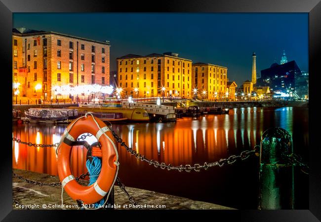 Albert Dock Framed Print by Colin Keown