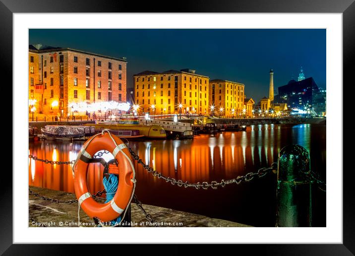 Albert Dock Framed Mounted Print by Colin Keown