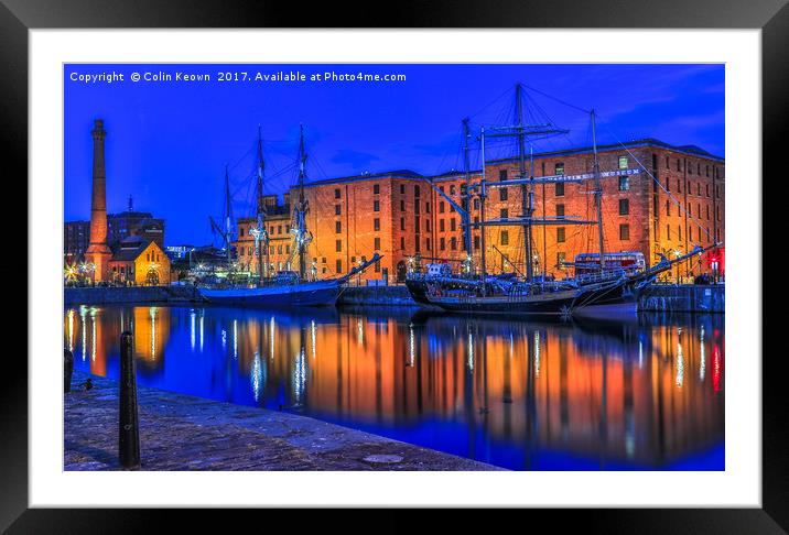Albert Dock, Liverpool Framed Mounted Print by Colin Keown