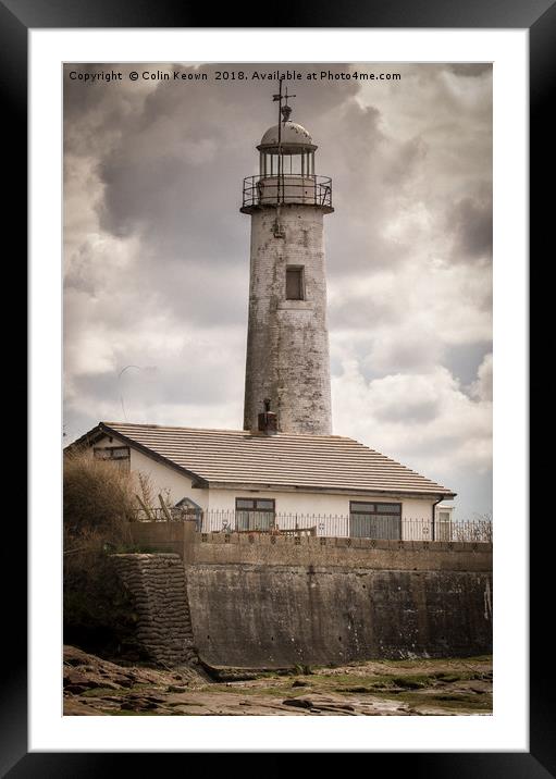 Hale Lighthouse Framed Mounted Print by Colin Keown