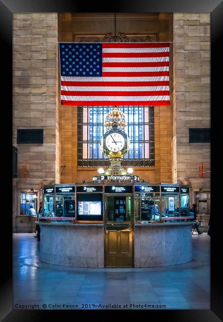 Grand Central Terminal Framed Print by Colin Keown