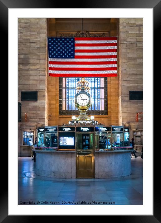 Grand Central Terminal Framed Mounted Print by Colin Keown