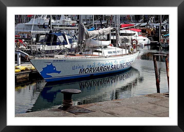 Morvagh Training Vessel Framed Mounted Print by Bryan 4Pics