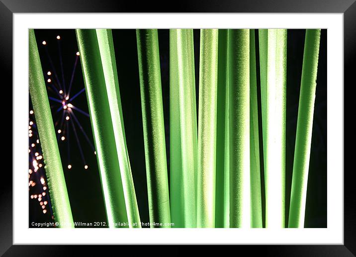 Light Show Framed Mounted Print by Chris Willman