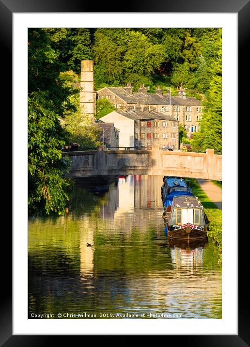 Hebden Bridge Framed Mounted Print by Chris Willman