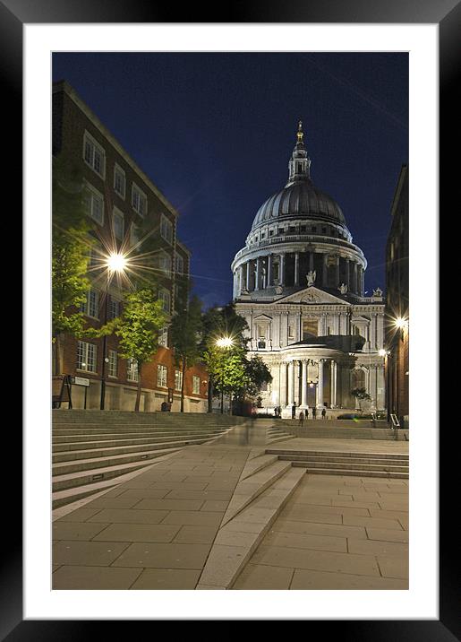 St Paul''s Cathedral Framed Mounted Print by Jan Venter