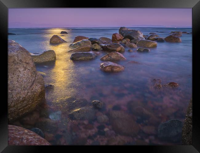 Moon Reflection Framed Print by Jan Venter