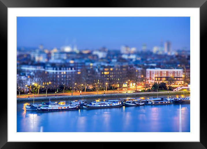 Chelsea Embankment Framed Mounted Print by Jan Venter