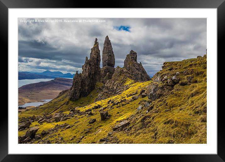  The Old Man of Storr Framed Mounted Print by Alex Millar