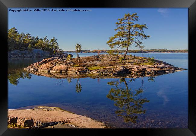  Baltic Reflection Framed Print by Alex Millar