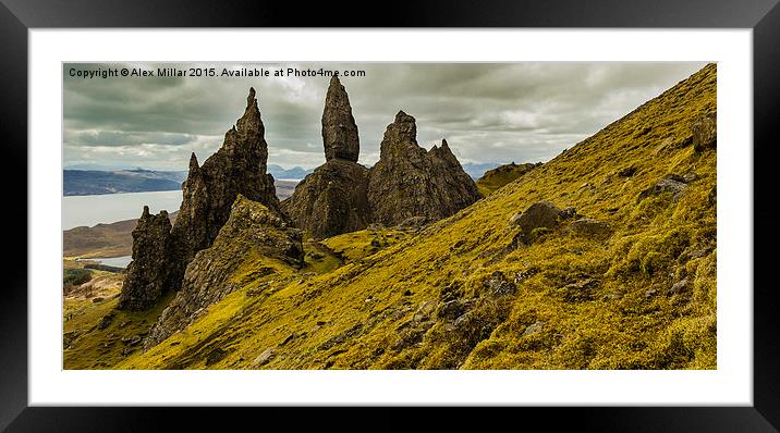 The Old Man of Storr Framed Mounted Print by Alex Millar