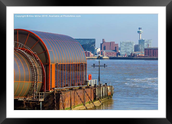  Ferry Terminal Framed Mounted Print by Alex Millar