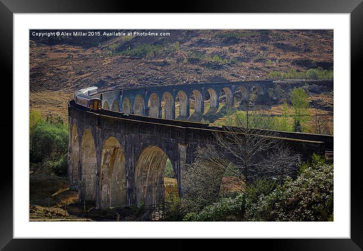  Glenfinnan Viaduct Framed Mounted Print by Alex Millar