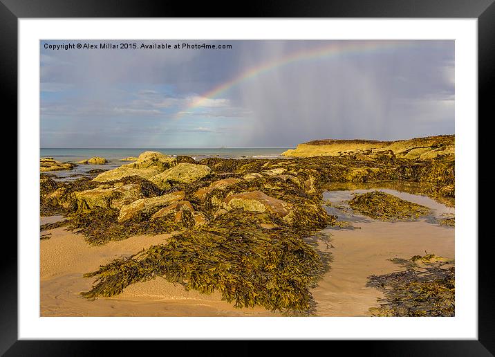  Rainbow Before The Storm Framed Mounted Print by Alex Millar