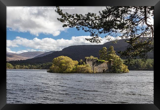 Castle On The Loch Framed Print by Alex Millar