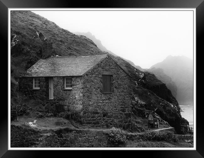 fishermans mullion cove, cornwall  Framed Print by paul haylock