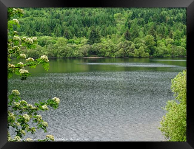 Llwyn-Onn Reservoir Framed Print by Jane Metters