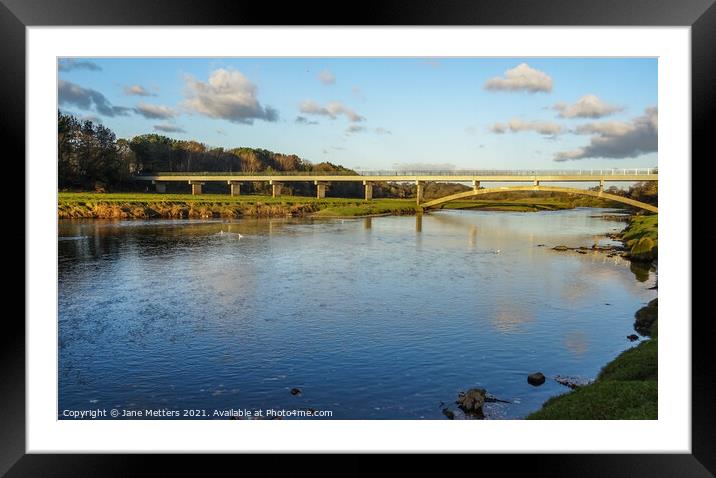 River Ogmore Framed Mounted Print by Jane Metters