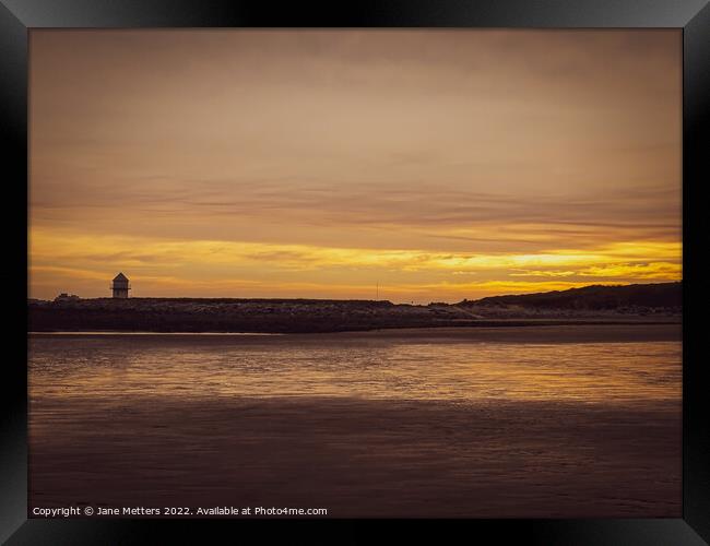 Just After Sunset Framed Print by Jane Metters