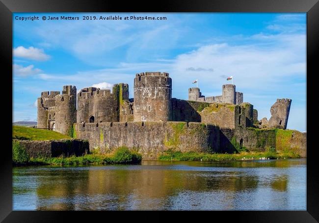 A Formidable Castle Framed Print by Jane Metters
