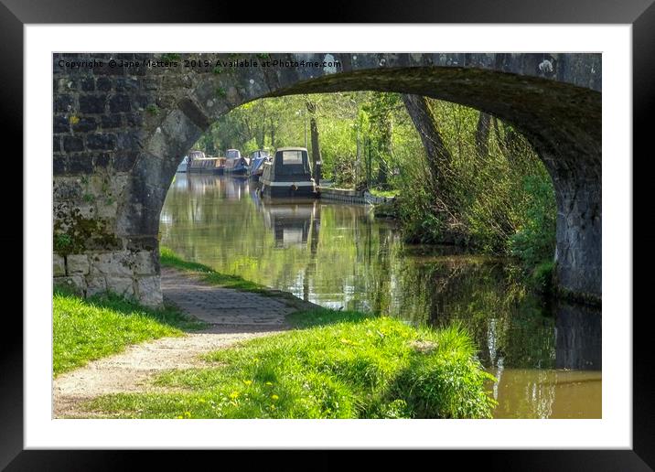  Canal Life Framed Mounted Print by Jane Metters