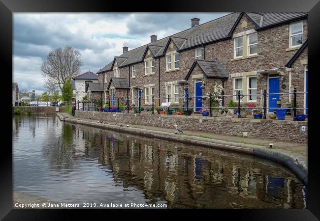 At The End Of The Canal Framed Print by Jane Metters