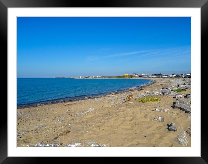 Trecco Bay Framed Mounted Print by Jane Metters