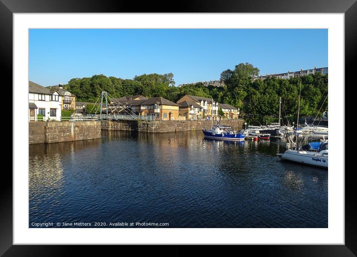 Penarth Quays Framed Mounted Print by Jane Metters