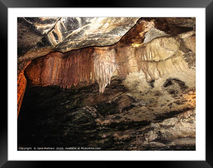 Inside a Cave Framed Mounted Print by Jane Metters
