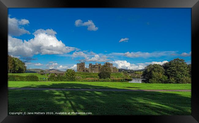 Castle in the Distance Framed Print by Jane Metters
