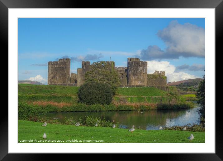 Medieval Castle Framed Mounted Print by Jane Metters
