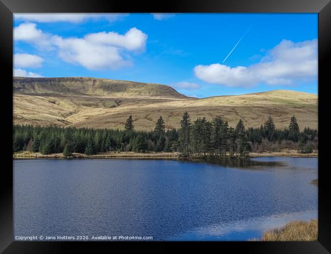 Brecon Beacons  Framed Print by Jane Metters