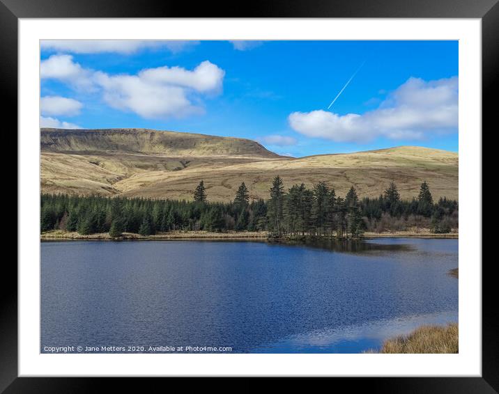 Brecon Beacons  Framed Mounted Print by Jane Metters