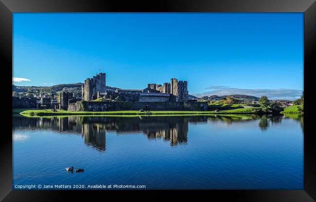 Moat around the Castle Framed Print by Jane Metters
