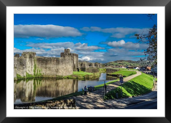 Caerphilly  Framed Mounted Print by Jane Metters
